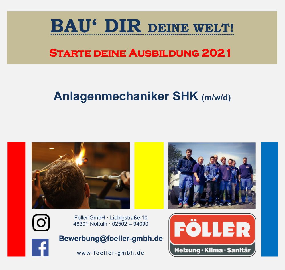 Anlagenmechaniker In M W D Sanitar Heizungs Und Klimatechnik Stolzaufshandwerk